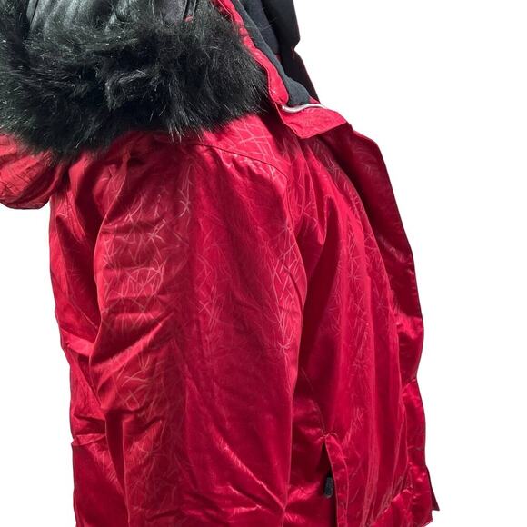 Boulder Gear Onyx Jacket Red Waterproof Hooded Outerwear Size M NEW - Picture 7 of 10